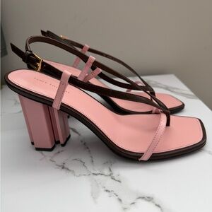 Tory Burch T Stamp Heel Sandals